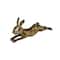Hello Honey® 11" Antique Brass Decorative Embossed Aluminum Rabbit